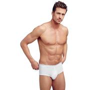 Jockey Modern Classic Y-Front - Lettera da uomo, confezione da 2, bianco, S