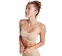 Jockey Modern Micro Seamfree Bralette - Reggiseno da donna senza ferretto, bustino imbottito con coppe rimovibili, biancheria intima senza cuciture, spalline sottili regolabili, beige., XL
