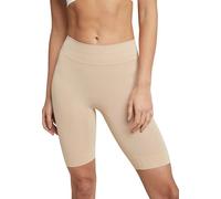 Jockey Skimmies Cooling Slipshort - Pantaloni da ciclismo senza cuciture da donna, con gamba lunga, pantaloni rinfrescanti anti-attrito in microfibra traspirante, pantaloncini a vita alta, Beige