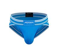 JOCKMAIL Biancheria intima da uomo slip da uomo atletica slip da uomo in rete comoda biancheria intima sportiva da uomo, Blu, XL