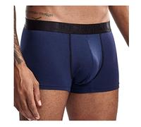 JOCKMAIL, Boxer corti da uomo in modal morbido, biancheria intima con tasche separate doppie, boxer con apertura e tasche terapeutiche per la cura della salute, Marina Militare, XXL