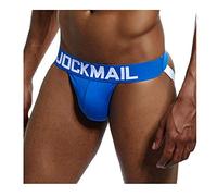 JOCKMAIL Sexy Mens Jock Cinghie Biancheria Intima Cotone Sexy Jocks Bikini G-string Uomini Tanga Slip Maschio Biancheria Intima Gay Tanga 6 Colori