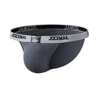 JOCKMAIL Slip da uomo in cotone arcobaleno da uomo intimo sportivo slip per palestra sport comfort intimo da uomo, Grigio, L