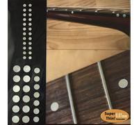 Jockomo Japan Guitar Bass Custom Dots White Inlay Sticker Fret Side Markers