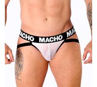 Jockstrap Erotico Semitrasparente Macho MX26X1 - Bianco