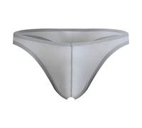 Jockstrap Perizoma da uomo Tanga Perizoma String Slip Tanga Thongs Traspirante Comfortable Slip Slip Lingerie a Vita Bassa Sexy Hot Underwear Biancheria intima Jockstrap Sport Classic G-String, grigio