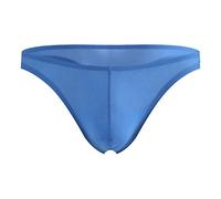 Jockstrap Perizoma da uomo Tanga Perizoma String Slip Tanga Thongs Traspirante Comfortable Slip Slip Lingerie a Vita Bassa Sexy Hot Underwear Biancheria intima Jockstrap Sport Classic G-String, blu, L