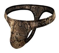 Jockstrap Uomo Intimo Perizoma Sospensorio Mutande Slip Intimo Sexy Uomo Leggero Traspirante Perizomi, String e Tanga a Vita Bassa Sospensorio Testicoli Thong Sospensorio Maschile