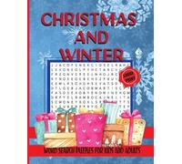Jocky Books Christmas and Winter Word Search Puzzles for Kids and Ad (Tascabile)