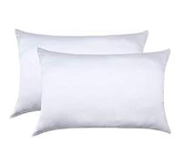 Jocoku Set di 2 federe in 100% seta di gelso, per capelli e pelle, super morbide e traspiranti, dimensioni standard, colore: bianco