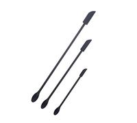 JOCXZI Piccola Spatola in Silicone - 3Pcs Mini Raschietto Cucchiai,Spatola L'Ultima Goccia,Mini Spatola Cucina Spatola Silicone Doppia Testa Cosmetici ucina Spatola per Trucco Dimensioni Diverse