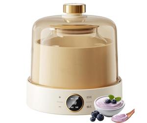 JODAIS Yogurtiera Completamente Automatica, Macchina per Yogurt da 1 Litro con Vaso Interno in Vetro, Controllo Costante della Temperatura e Timer, Yogurtiera Elettrica per Yogurt Fatto