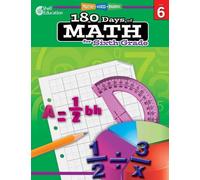 Jodene Smith Jodene Lynn Smith 180 Days™: Math for Sixth Grade (Tascabile)