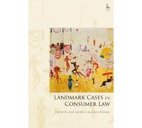 Jodi Gardner Landmark Cases in Consumer Law (Tascabile) Landmark Cases