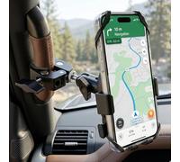 Jodichert Supporto per telefono a pilastro, supporto per auto, per camion, pickup, SUV, furgoni, escavatori, caricatori frontali, Jeep, adatto per iPhone, Samsung e tutti gli smartphone