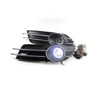 Jodriva 1 Coppia Sinistra Destra Auto Paraurti Anteriore Inferiore Griglie Fendinebbia Copertura Set Racing, for, A6 C7 2012-2015 Griglia fendinebbia anteriore