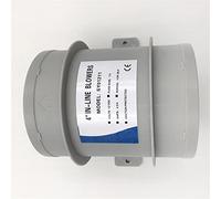 Jodriva 1 pz Marine 3 Pollici in Line Bilge Turbo Blower 12 Volt Acqua Bianco Completo Cinque Ventilatore Accessori for Barche Ventilatore del Flusso d'Aria del Motore della NAV