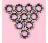 Jodriva 10 pz/lotto Paraolio Manovella Albero Motore, for Husqvarna 266 268 272 181, Parte Strumento di Ricambio Motosega 503260204 Kit cuscinetto albero motore motosega