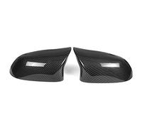 Jodriva 2 pezzi Copri specchietto retrovisore auto in fibra di carbonio nero laterale, for, X5 F15 X6 F16 2014-2018 Copertura per specchietto retrovisore auto(Carbon Fiber Look)