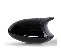 Jodriva 2 pezzi Copri specchietto retrovisore in fibra di carbonio ABS E90 auto Sostituzione diretta, for, E91 2008-2011 E92 E93 2010-2013 LCI Copertura per specchietto retrovisore auto(Black Left)