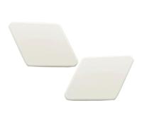 Jodriva 2 pezzi, for BMW, 320 323 325 328 330 335 E90 E91 LCI 2009 2010 2011 2012 61677211209 Pulitore fari Ugello Coperchio Tappo rondella Copriugello lavavetri paraurti anteriore(BLACK White LH RH)