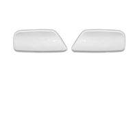 Jodriva 2 pezzi, for Subaru, for Forester, 2009 2010 2011 2012 Auto Paraurti Anteriore Lavafari Ugello Copertura Faro di Pulizia Borsette Cap Copriugello lavavetri paraurti anteriore(BLACK Silver LH)