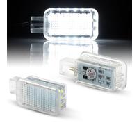 Jodriva 2 pezzi LED porta di benvenuto interni vano piedi luce bagagliaio, for Land Rover, Defender L663, for Range Rover, L405 Sport L494 SVR luce portiera auto