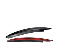 Jodriva 2 pz Auto Lunotto Posteriore Spoiler Laterale Ala Canard Canard Splitter Faro Anteriore Palpebra Trim, for Golf 6 MK6 GTI/GTR/GTD 2008-2013 Spoiler posteriore(Carbon Look)