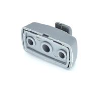 Jodriva 2 pz Grigio Anteriore Visiera Parasole Gancio Clip Staffa, for Skoda, for Fabia 6Y, for Octavia, for A4 A5 1U 1Z Superb B5 3U 3B0857561B 3B0857563 Clip per visiera parasole