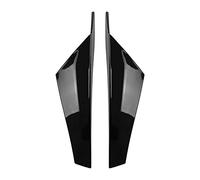 Jodriva 2x Copertura for alettone laterale spoiler lunotto posteriore Decora in fibra di carbonio Nero lucido, for Golf 8 MK8 2020-2021 Spoiler posteriore(Glossy Black)