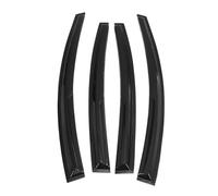 Jodriva 4PCS Finestra laterale Visiera Parasole Pioggia Deflettore Guardia Tende da sole Ripari Fumo Adesivo Trim, for Rio III Sedan 2011 2012 2013-2017 Spoiler posteriore