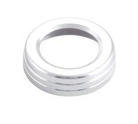 Jodriva ABE GLA CIA GLE ML GL X164 X166 W251 W176 W245 W246 AMG Car Multimedia Manopola del volume Decorazione Anello di copertura Anello di finitura per pomello aria condizionata(Silver)