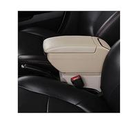 Jodriva Accessori auto, for Toyota, for Yaris Hybrid, for Vitz Scatola for bracciolo for auto Scatola portaoggetti for console centrale USB Bracciolo per auto(BLACK F Beige No Usb)