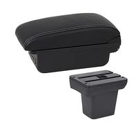 Jodriva Accessori for auto, for Land, for Rover, for Frelender 2 Scatola bracciolo for auto Parti interne Scatola portaoggetti for console centrale con USB Bracciolo per auto(BLACK B3 White Line 3usb)