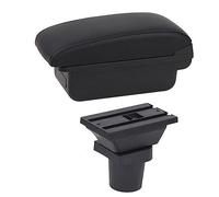 Jodriva Accessori for auto, for Toyota, for scatola bracciolo for auto Aqua Scatola portaoggetti for console centrale auto Accessorio for bracciolo USB Bracciolo per auto(BLACK B1 Black Line)