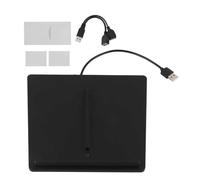 Jodriva Accessori for autoFit, for Tesla, modello 3 Moto 10W Wireless Charging Pad Caricabatterie for telefono da auto Doppia posizione Caricabatteria per auto(Schwarz)