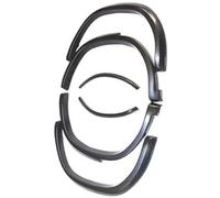 Jodriva Accessori for parafanghi for passaruota for auto, accessori for sopracciglia, for Toyota, fortuner 2015 2016 2017 2018 2019 Rivestimento passaruota