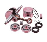 Jodriva Albero a gomiti a , for STIHL, MS180 018 MS 180 Pistone da 38 mm Cuscinetto a perno 10 Paraolio ad aghi Pezzo di ricambio for motosega Kit cuscinetto albero motore motosega