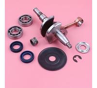 Jodriva Albero motore albero da 10 mm, for STIHL MS180 018 MS 180, cuscinetto olio paraolio rondella ad ago parte di ricambio for motosega Kit cuscinetto albero motore motosega