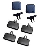 Jodriva Auto Anteriore Posteriore Cruscotto Aria Condizionata Bocchette Tab Clip Pick, for VW, for Golf, 7 7.5 for MK7 MK7.5 2013-2019 Clip per bocchetta di ventilazione(BLACK All 6PCS)