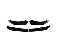 Jodriva Auto Paraurti Anteriore Splitter Lip Spoiler Body Kit Diffusore del Paraurti, for Seat, Leon FR 5F MK1 MK3 MK3.5 MK5, for Ibiza 6J 6L Spoiler Anteriori Spoiler Anteriore(Black Glossy Black)