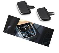Jodriva Auto Posteriore Aria Condizionata AC Griglia di Sfiato Uscita Slider Tab Clip, for VOLVO, V90 S90 2016 2017 2018 2019 2020 2021-2024 Clip per bocchetta di ventilazione(BLACK Rear 2PCS)