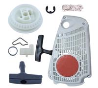 Jodriva Avviamento a strappo, for STIHL, MS192T MS193T con kit nottolino con impugnatura a fune e puleggia 1137 080 2100 Corda di avviamento a strappo
