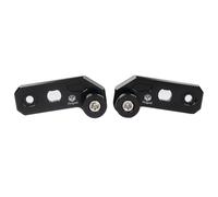 Jodriva Bobine del forcellone della motocicletta Supporto scorrevole Vite regolatore catena posteriore, for Super SOCO TS Lite 1200r TC MAX Pro TSX CPX Accessori Paracatena(Schwarz)
