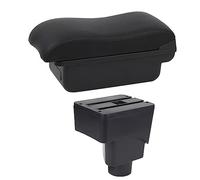 Jodriva Box bracciolo for auto Bracciolo for auto Console centrale Accessorio USB for auto, for Ford, for Ecosport, 2013-2017 Bracciolo per auto(BLACK B2 Black Line)