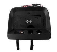 Jodriva Caricabatterie wireless QI for auto da 15 W, for Toyota, for RAV 4, for RAV4, piastra di ricarica 2019 2020, supporto for telefono cellulare wireless Caricabatteria per auto