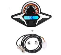 Jodriva Contachilometri a grappolo, for CBR250R CBR 250 2012 2013, contagiri universale for moto, contachilometri, strumento Contachilometri per moto(With sensor1)