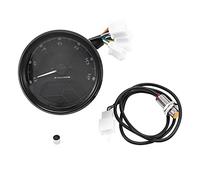 Jodriva Contachilometri digitale LCD universale for motocicletta, tachimetro, contagiri, indicatore da 12000 giri/min con sensore Contachilometri per moto