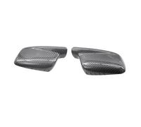 Jodriva Copertura dello specchietto retrovisore in fibra di carbonio 51167074236 51 16 7 074 236, for, Serie 3 E46 E65 E66 330Ci 745I 750I 750Li Copertura per specchietto retrovisore auto