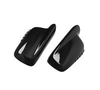 Jodriva Coppia di copri specchietti retrovisori laterali, for, E46 Serie 3 E65 E66 E67 7 745I 750I Nero lucido Copertura per specchietto retrovisore auto